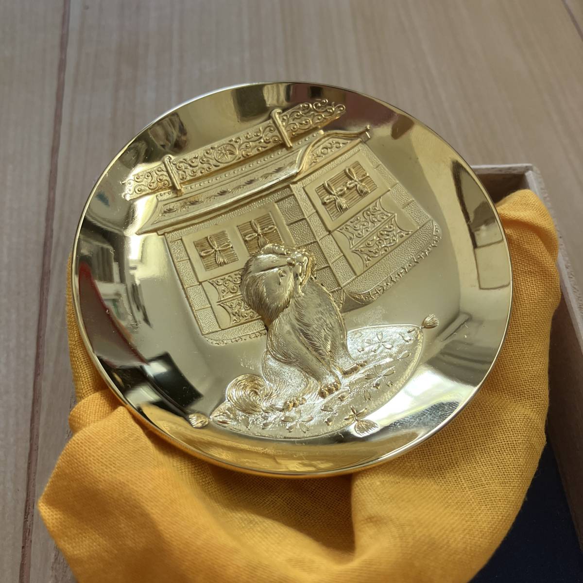 金杯 24K GP 武蔵野銀行 記念品 木箱付き | totteamtrade.com