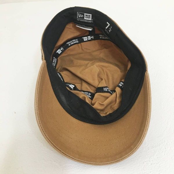 ◆お洒落な逸品◆NEW ERA/ニューエラ 帽子 キャップ ブラウン 茶 メンズ 7 1/4 ON2261の画像6