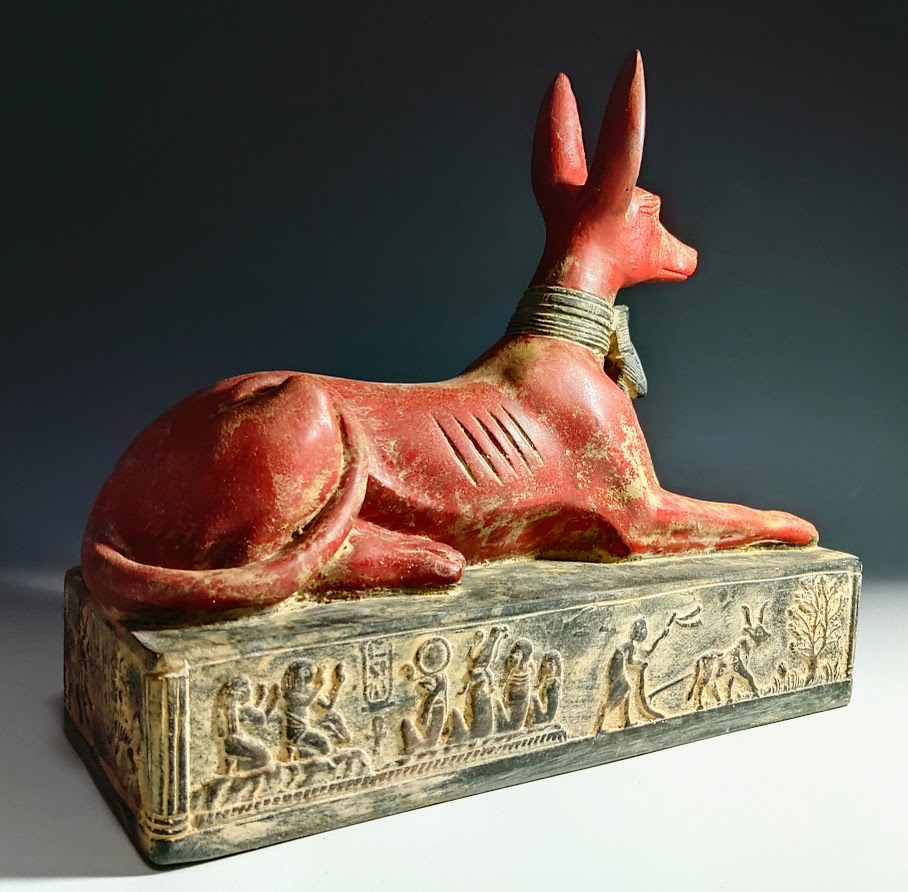 低額出品】古代エジプト 冥界の神 アヌビス☆ウシャブティ