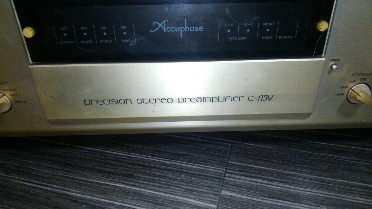 [Accuphase] Accuphase C-275V audio equipment Junk 