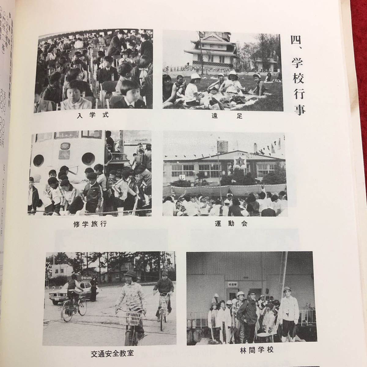 S6e-176 開校八十周年記念誌 東川町立東川小学校 昭和53年11月19日 発行 記念誌 同窓会 小学校 写真 校歌 校舎 校長 職員 生徒 教育 事業_画像6