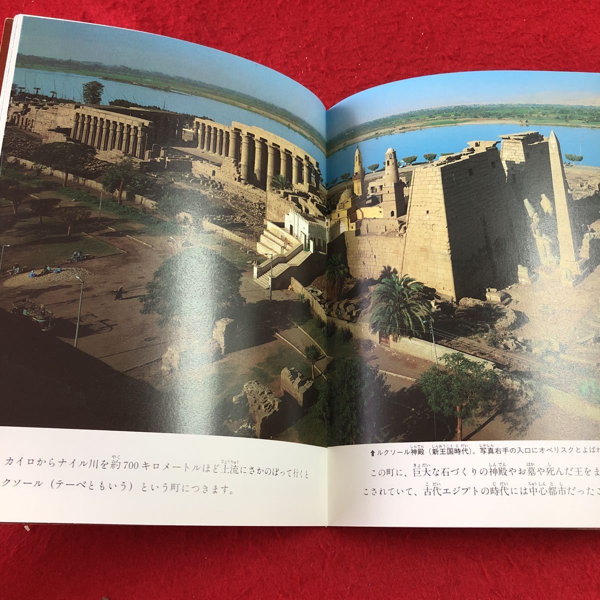 S6f-132 ナイル川とエジプト 月刊たくさんのふしぎ 通巻35号 1988年2月1日 発行 福音館書店 絵本 学習 写真 エジプト ピラミッド 生活 神殿_画像7
