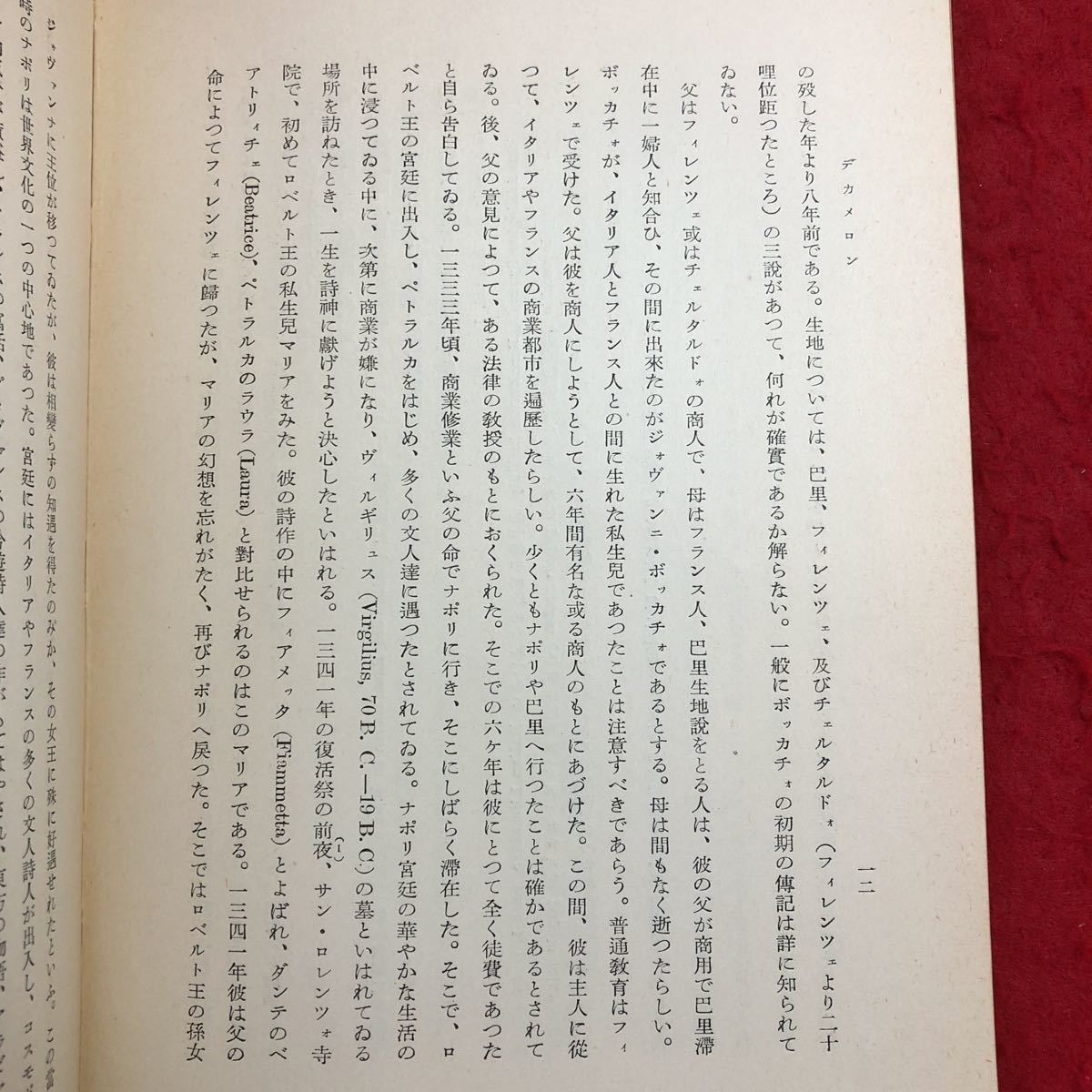 S6f-359 デカメロン 岩波講座 世界文学 著者 唐木順三 昭和8年3月5日 発行 岩波書店 文学 研究 イタリア 人曲 ジョヴァンニ・ボッカッチョ_画像7