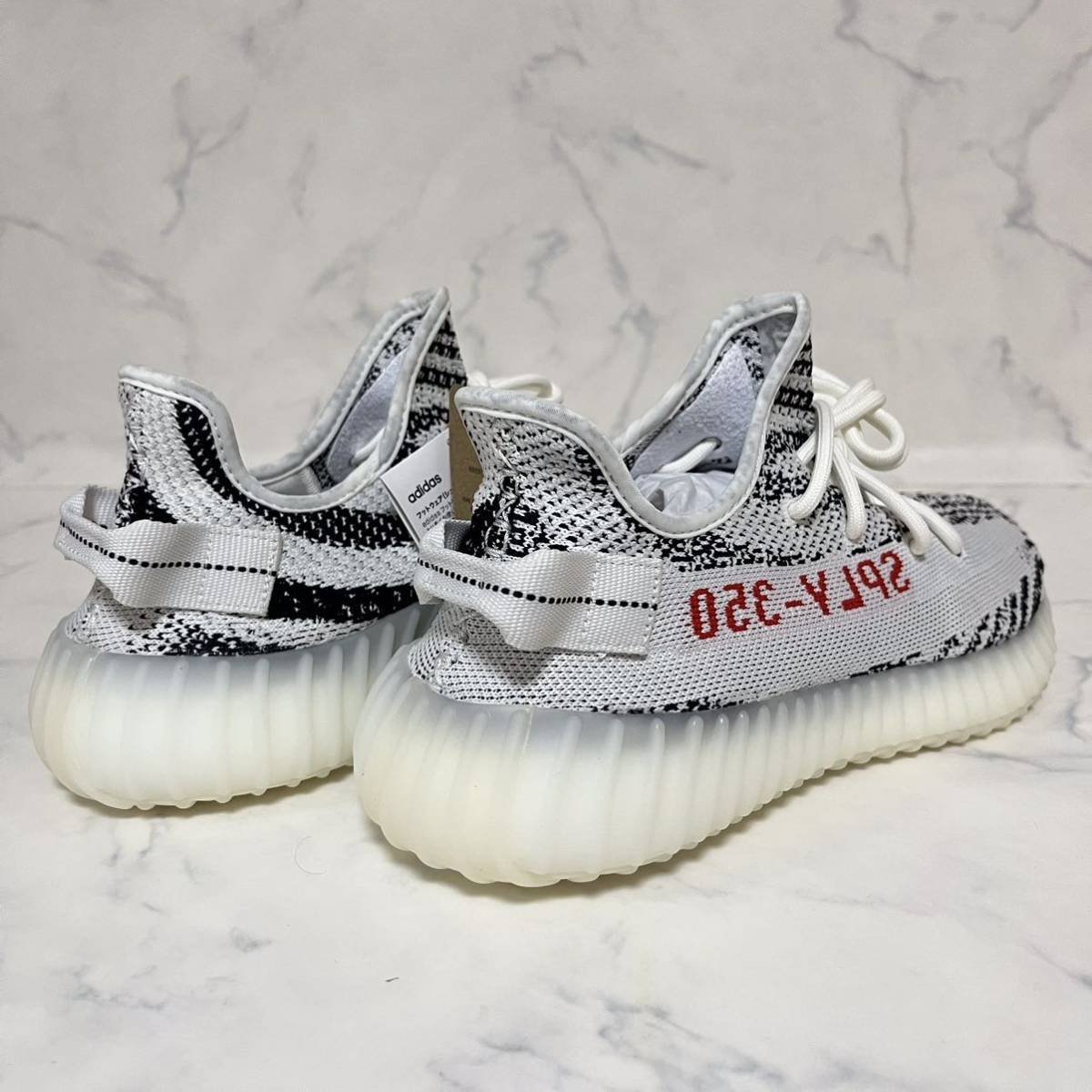 ★送料無料★【新品2023年モデル】26.5cm adidas YEEZY Boost 350 V2 Zebraアディダス イージーブースト350 V2 ゼブラ ホワイト 白