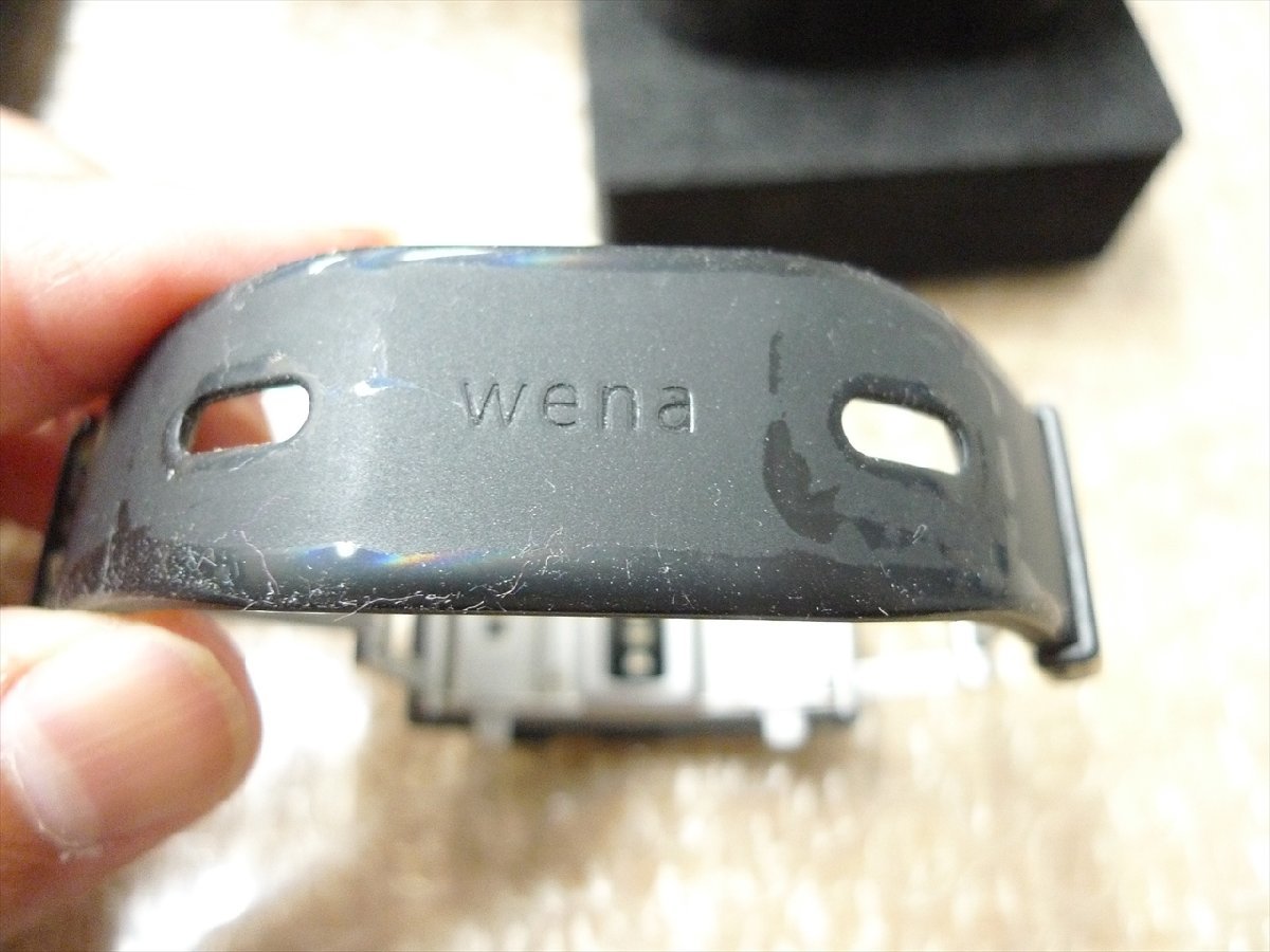 現状品　wena wrist active　WA-01AB　傷あります。　管理6011_画像3