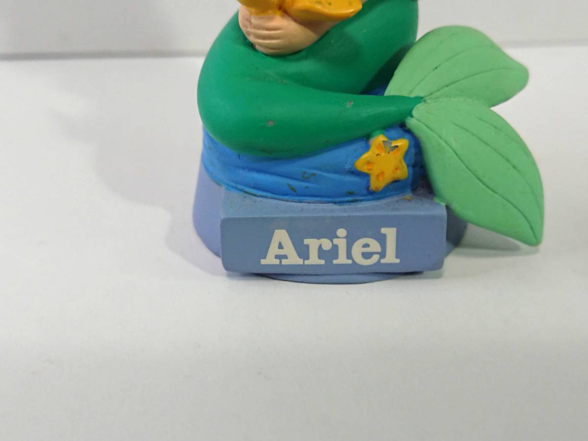RUNAlana производства *.... Ariel керамика украшение Little Mermaid фигурка * Disney Disney Ariel товары подлинная вещь retro 