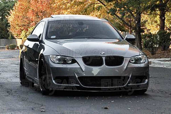 艶消黒 BMW E92 クーペ 前期 Mスポーツ リップスポイラー K2型 FL-50621_画像5