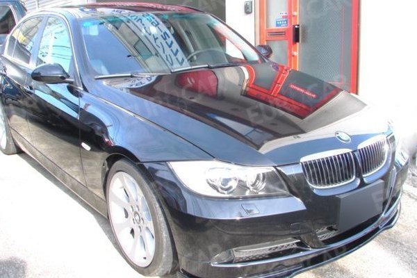 BMW 3シリーズ E90 E91 前期 ノーマル ハイライン フロントリップスポイラー H型 2005-2008 未塗装 FRP素地_画像3