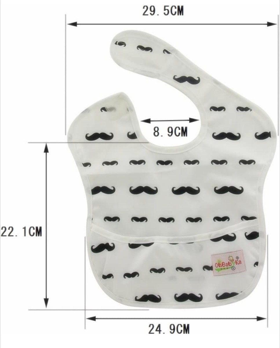 506h2302 Ohbabyka5点セット ビブ お食事エプロン スタイ よだれかけ スーパービブ 防水|PayPayフリマ Ohbabyka5点セット お食事エプロン スタイ ポケット付き