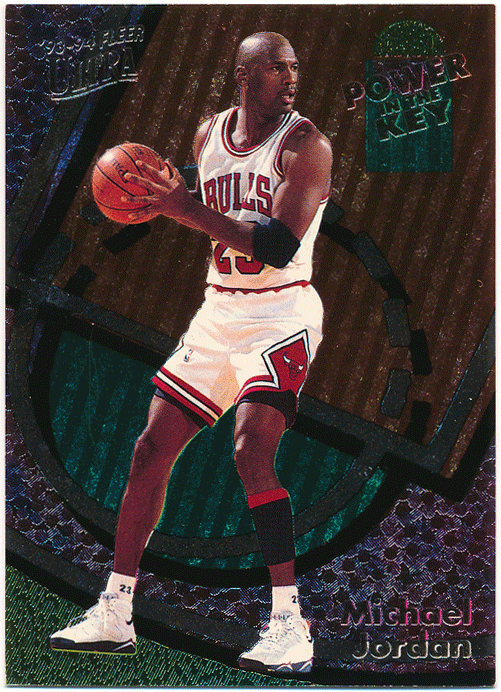 Michael Jordan NBA 1993-94 Fleer Ultra Power in the Key マイケル