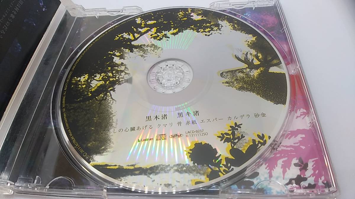 CD 黒木渚　黒キ渚　中古品