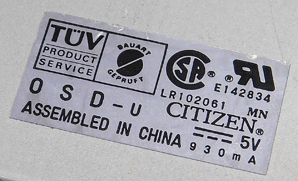 CITIZEN OSD-U [管理:KG304]_画像3