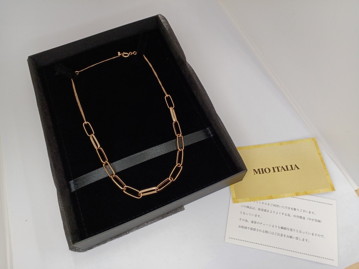 【新品未使用品】ミオイターリア MIOITALIA 18K ボリュームミルーチェ