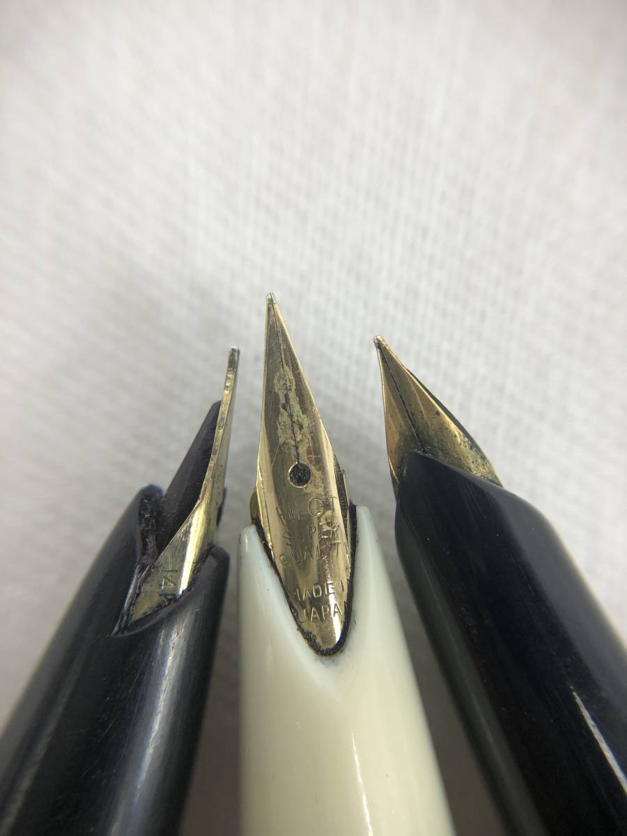 万年筆 ボールペン 計10本 まとめ SAILOR セーラー PILOT パイロット gakken SHEAFFER シェーファー クロス ペン先21K 18K 14K 刻印あり_画像6