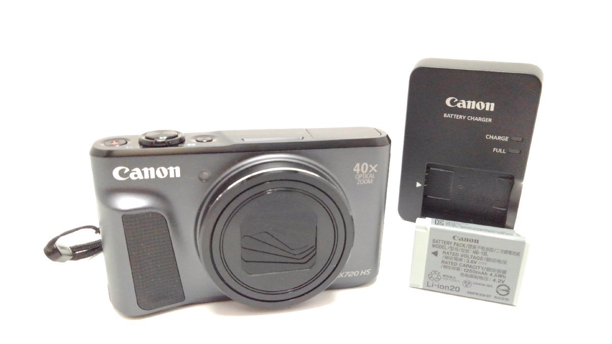 ★ハローカメラ★4645 キヤノン Canon PowerShot SX720 HS Wi-Fi【2030万画素】【 付属品あり】動作品 現状 1円スタート 即決有り