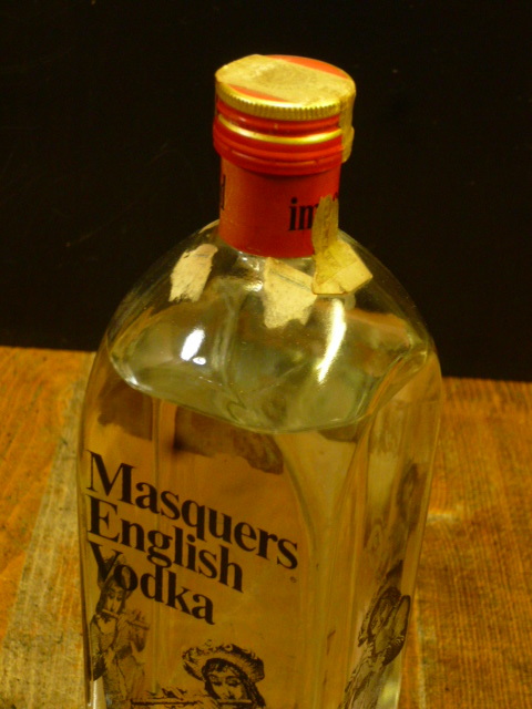 「Masquers」English Vodka imported ロンドンで蒸留・瓶詰されたウォッカ 100％ GRAIN 750ml 43度 従価 　　Masquers Vodka-0516-A_画像3