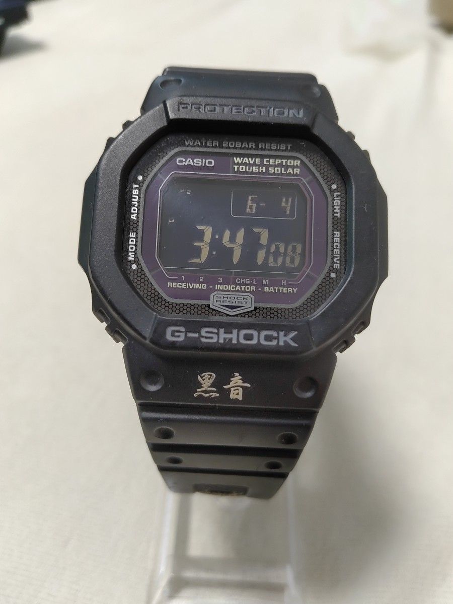 希少 G-SHOCK タフソーラー Black mic ×黒音 限定モデル-