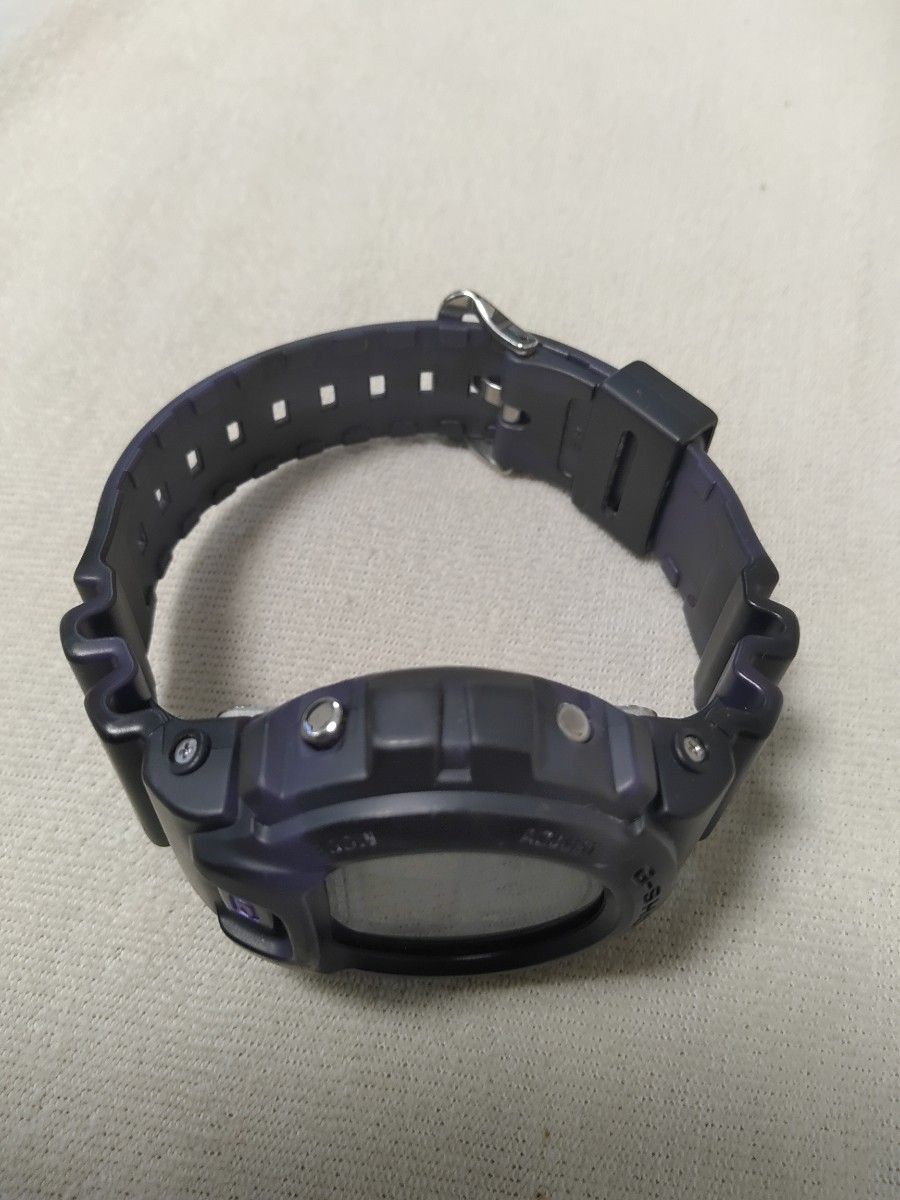 希少 中古 CASIO G-SHOCK 希少カラー DW-6900MC ダークパープル×ブラックのマーブルカラー