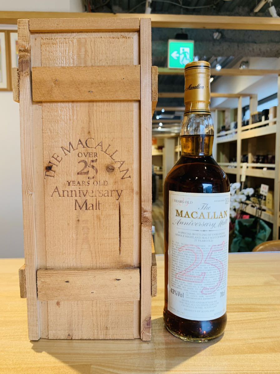 未開栓】The MACALLAN ザ・マッカラン 25年 アニバーサリー 未開栓】The MACALLAN ザ・マッカラン 25年 アニバーサリー
