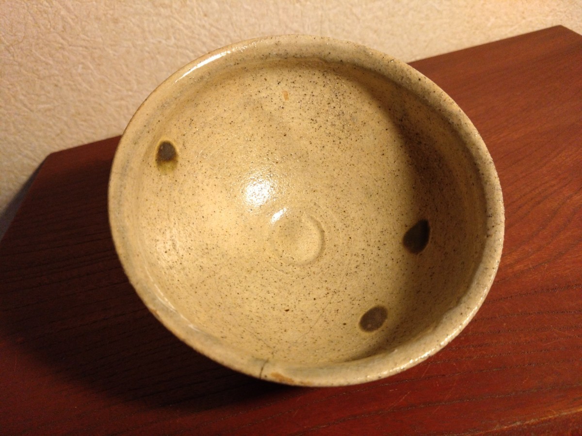 李朝古玩朝鮮陶器唐津焼京焼抹茶碗白釉茶道具アンティーク抹茶碗蔵出し