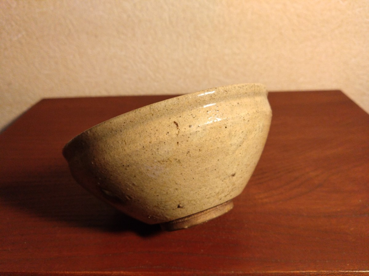 李朝古玩朝鮮陶器唐津焼京焼抹茶碗白釉茶道具アンティーク抹茶碗蔵出し