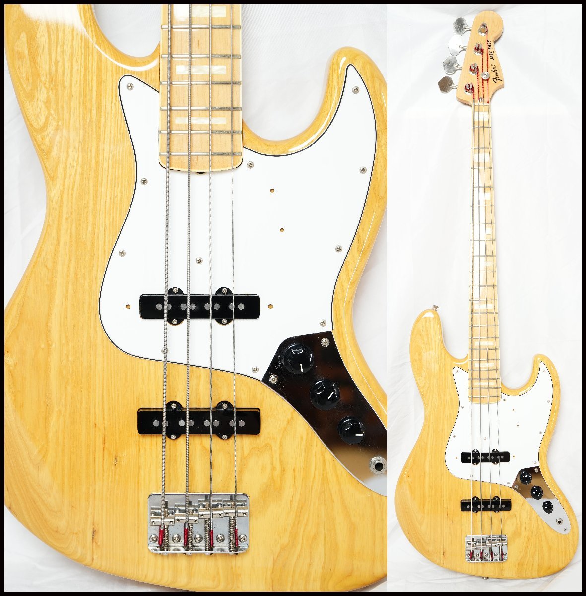 ☆Fender Japan☆JB75-90US NAT '75スタイル JAZZ BASS ジャズベース