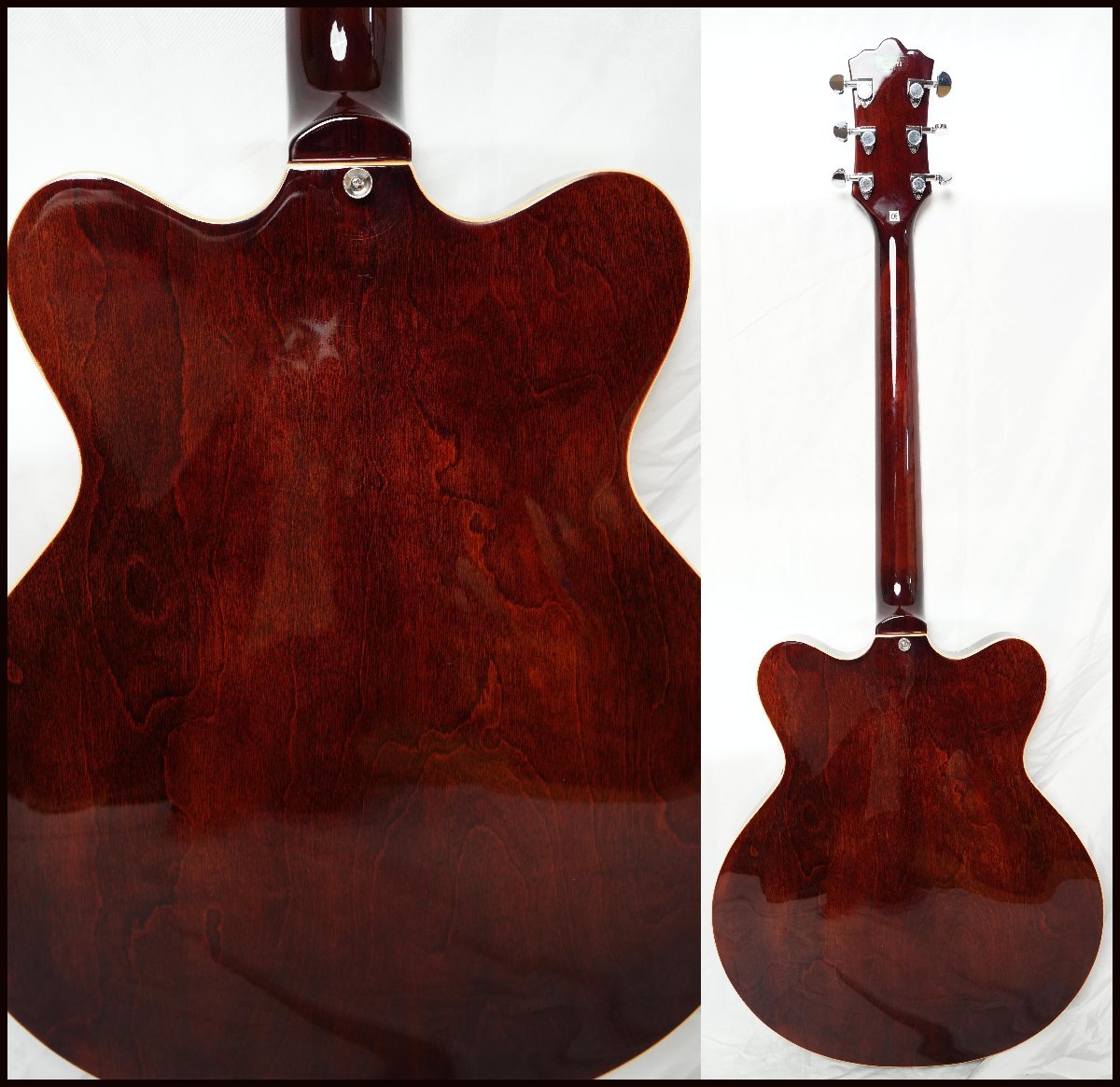 ★EASTWOOD GUITARS★CLASSIC 6 Walnut セミアコ 美品 HC付★_画像2