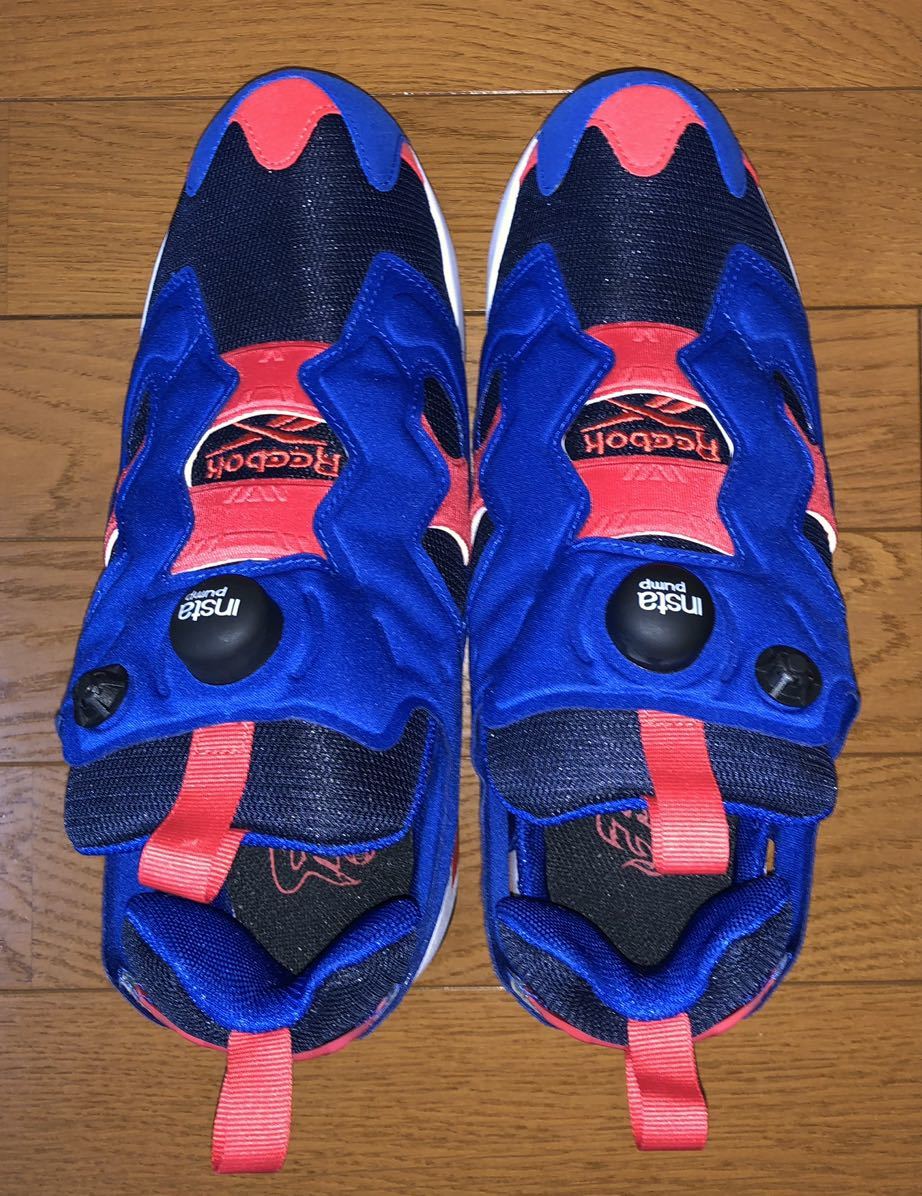 美品 REEBOK INSTA PUMP FURY OG NM FV4208 26.5cm リーボック インスタ ポンプフューリー レッド ブラック ブルー 赤 黒 青 INSTAPUMP_画像5