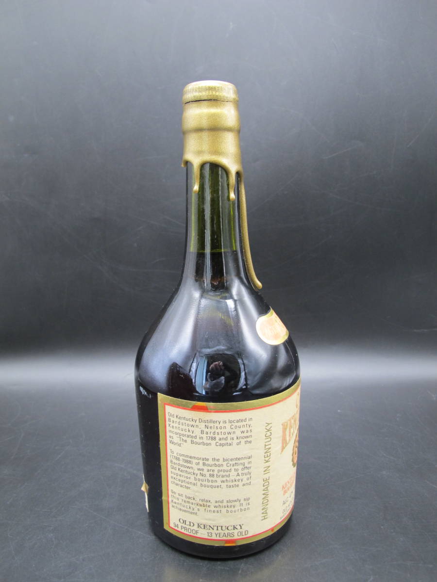OLD KENTUCKY オールド ケンタッキー 13年 バーボン ウイスキー 750ml