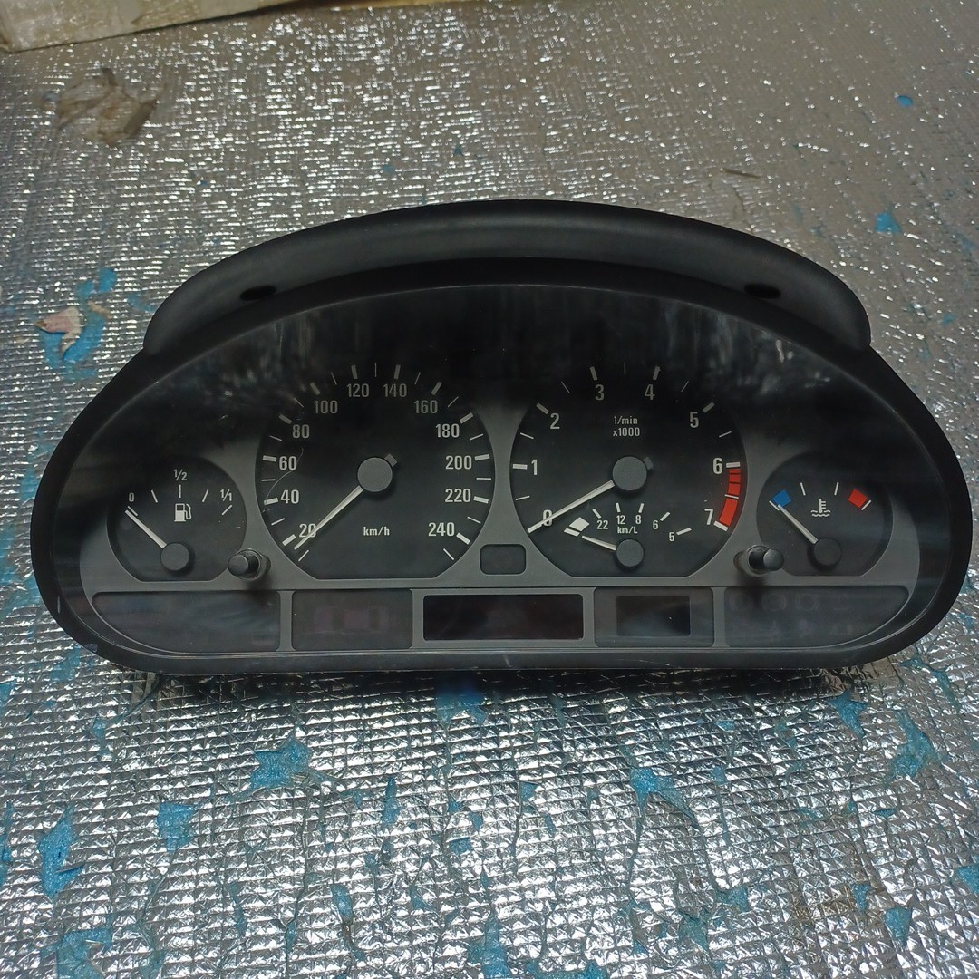 BMW E46 3シリーズ 240km スピードメーター 0 263 606 252(計器、追加