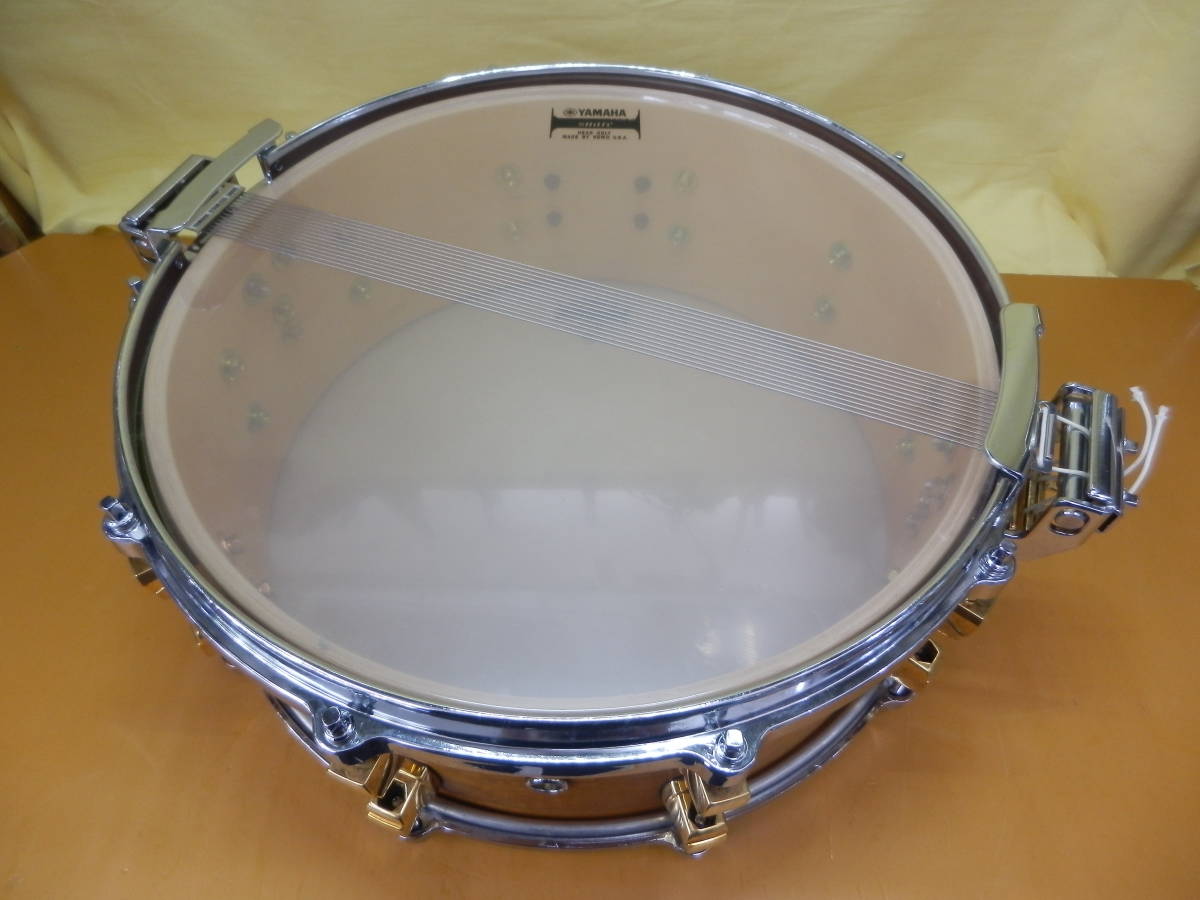 ☆2825 YAMAHA MSD0115C スネアドラム+スタンド MAPLE CUSTOM Pearl