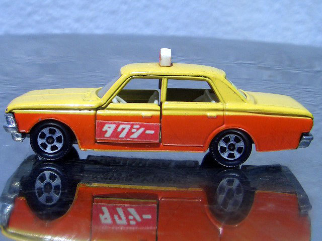 †1970s TOMICAトミカ トヨペット クラウン タクシー No：28-1 3代目 MS50型 前期 希少 白塗料 1Aホイール M型エンジン 旧車會 希少 日本製