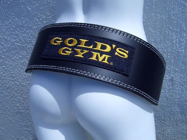 tGOLD\'S GYM * Gold Jim официальный Pro кожаный ремень тренировка силовой ремень sk ватт вес мускл .wase Lynn ......*