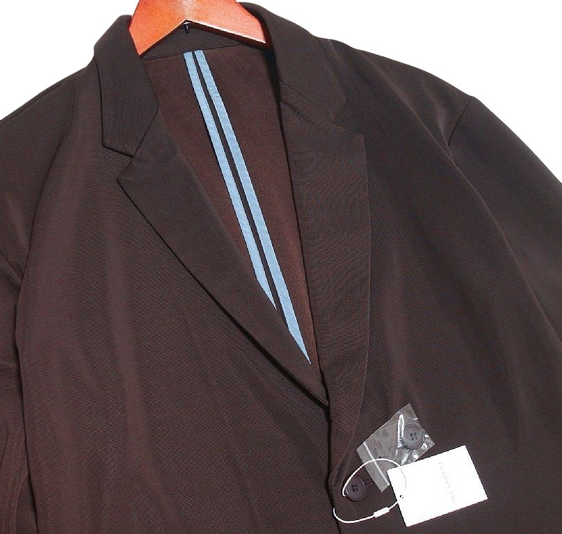  новый товар!! Takeo Kikuchi SHOP TK 2B soft tailored jacket Brown 04 (XL) * мужской casual стрейч прекрасный глянец .... чай LL