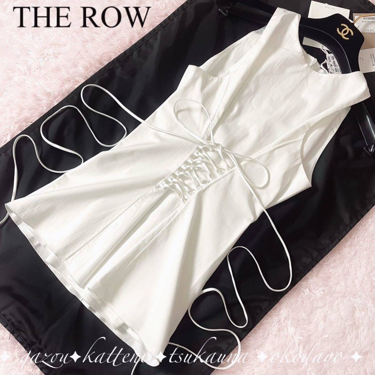 新品タグ付 THE ROW ザロウ ノースリーブカットソー タンクトップ 袖