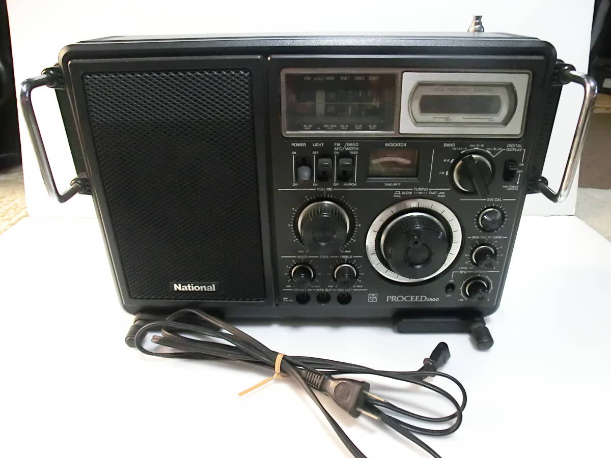 クラシック レアな逸品❗NationalプロシードRF-2800 ラジオ - www