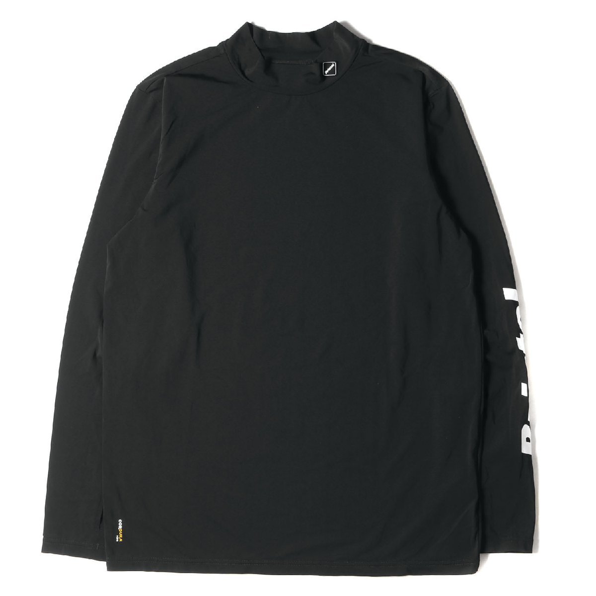 F.C.Real Bristol エフシーレアルブリストル ストレッチ モックネック ロングスリーブ トップ COOL TOUCH L/S MOCKNECK TOP 23SS 黒 L