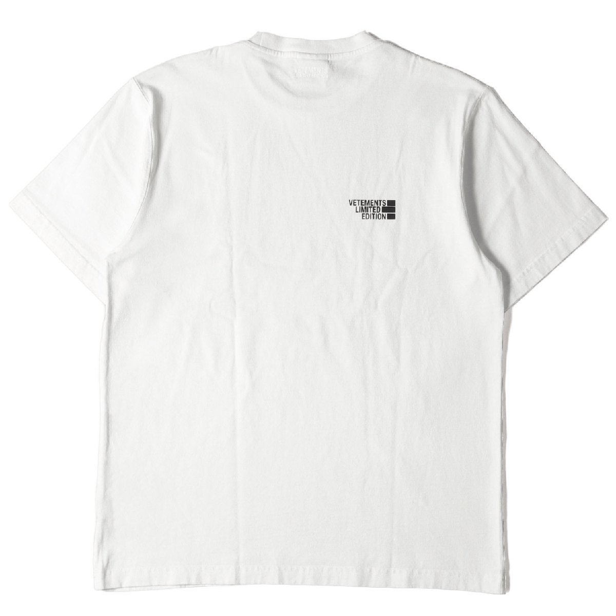 VETEMENTS ヴェトモン Tシャツ サイズ:M ブランドロゴ 半袖 Logo Limited Edition T-shirt 21SS ホワイト 白 トップス シンプル_画像2