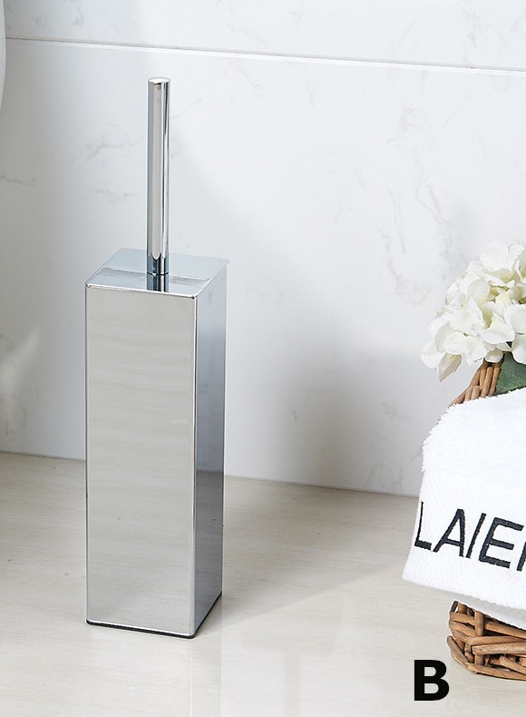  high quality made of stainless steel. Northern Europe manner toilet brush stylish lovely toilet cleaning stand attaching convenience interior miscellaneous goods PVD7 layer electric plating unused new goods 
