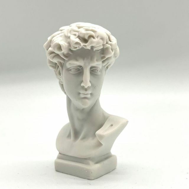 石膏製品 古代ギリシャ男性の顔 - 彫刻/オブジェクト