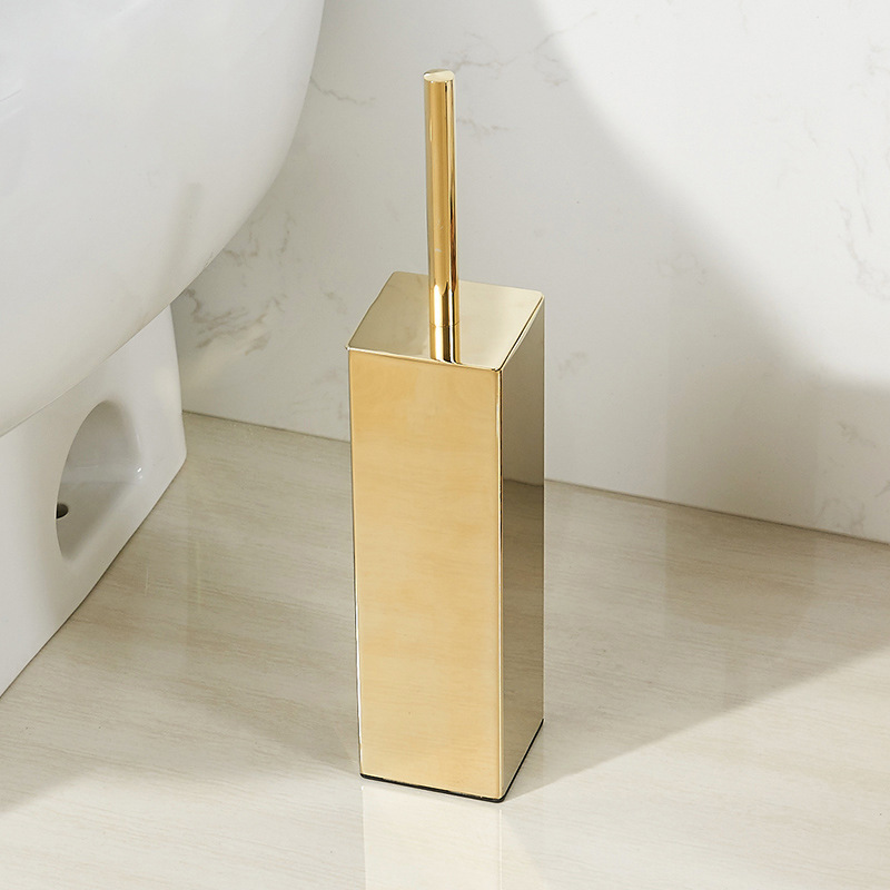  high quality made of stainless steel. Northern Europe manner toilet brush stylish lovely toilet cleaning stand attaching convenience interior miscellaneous goods PVD7 layer electric plating unused new goods 