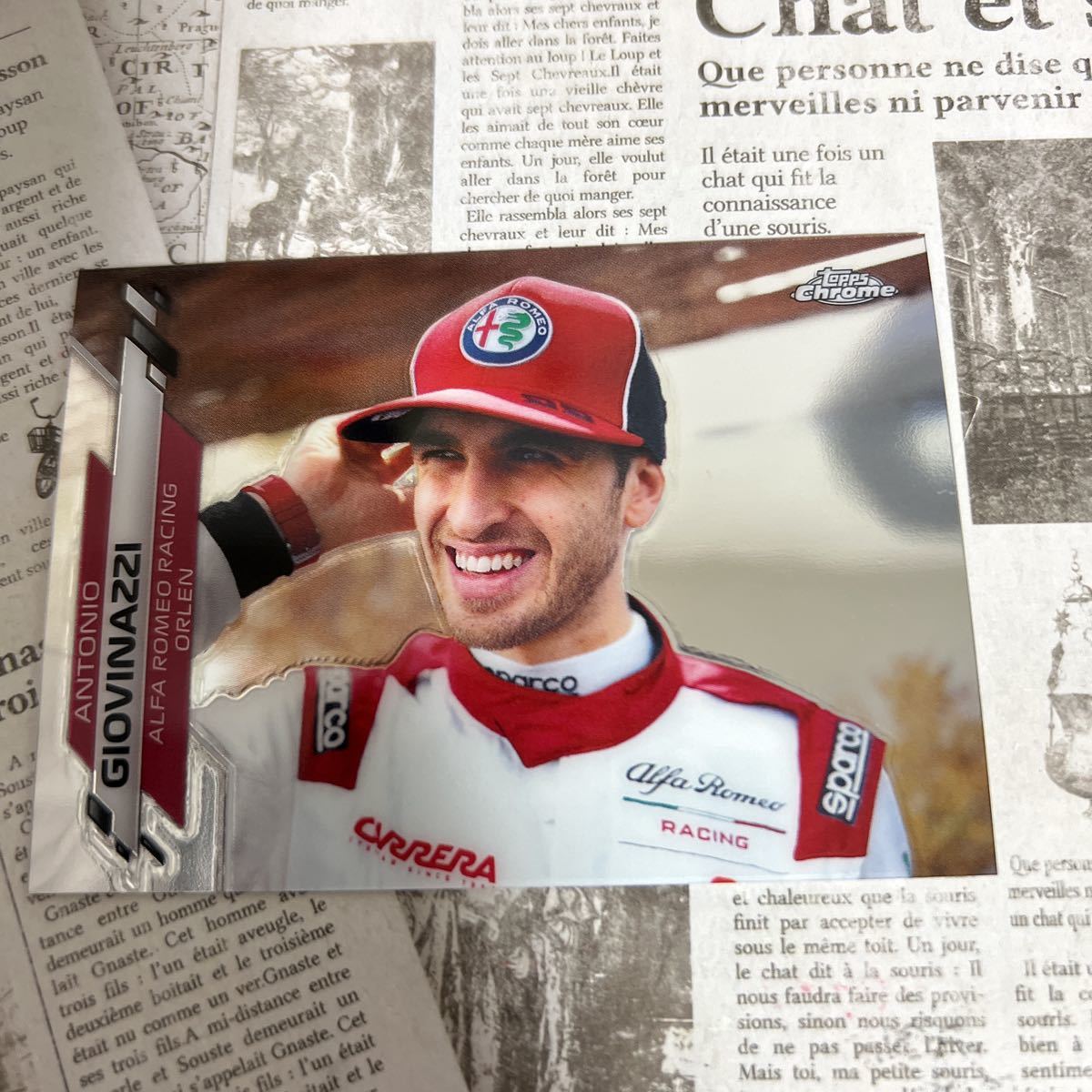 2020topps chrome 189 ANTONIO GIOVINAZZI F1_画像1