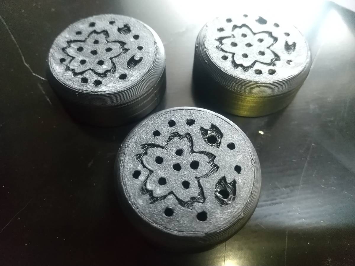 Φ16エルボ【桜柄】メダカ オーバーフロー対策 部品 キャップ 送料無料
