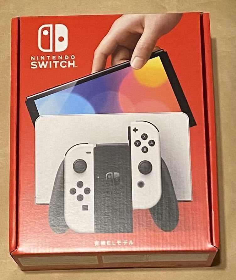 Nintendo Switch(有機ELモデル) Joy-Con(L)/(R) ホワイト 購入店印有