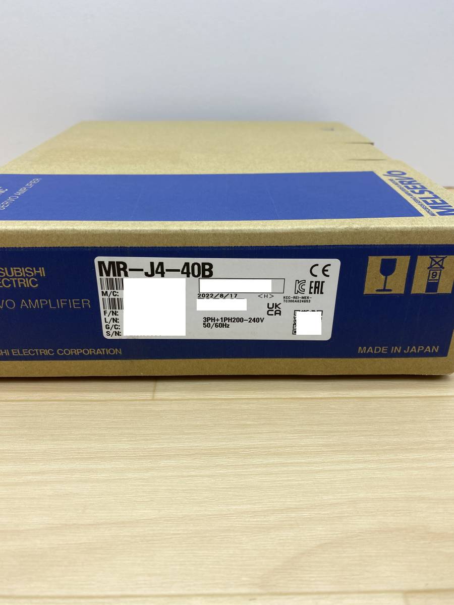 MR-J4-40B 三菱電機 サーボアンプ SSCNETIII/H対応 0 4kW用 三相または