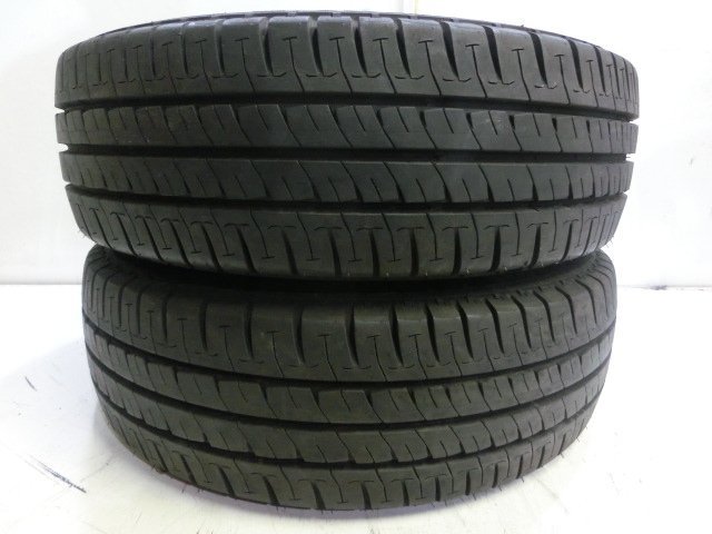 K15-1713 深溝 中古タイヤ ミシュラン AGILIS 195/65R16C 104/102R (2本)_画像1