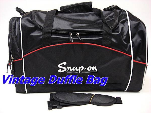  immediate bid * Snap-on * old Logo * duffel bag | sport bag (BLACK)