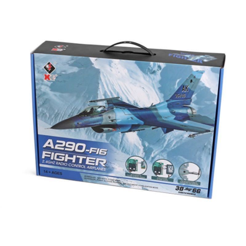  mode 2 transmitter battery *3 XK A290 F16 FIGHTER RTF 99g and downward restriction out radio-controller RC airplane Fighter fighter (aircraft) Futaba enhancing 3D/6G switch immediately flight 