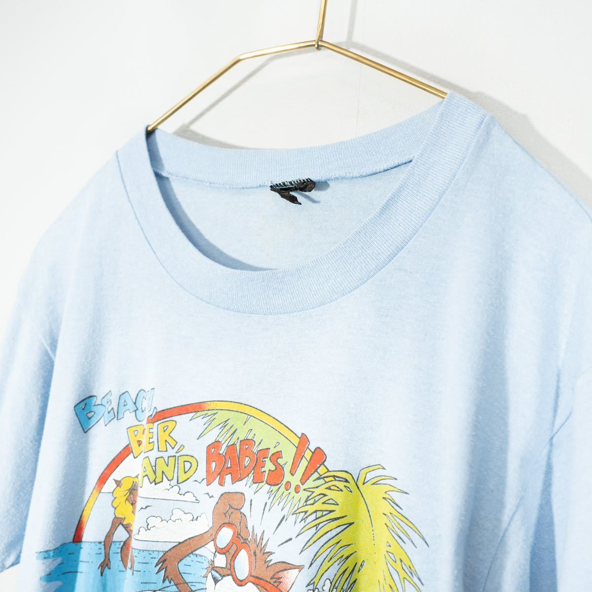 USA VINTAGE PLAY BOT WOLF PRINT DESIGN T SHIRT/アメリカ古着 USA VINTAGE PLAY BOT WOLF PRINT DESIGN T SHIRT/アメリカ古着