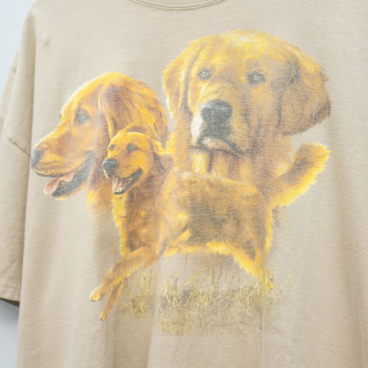 USA VINTAGE DOG PRINT DESIGN T SHIRT/アメリカ古着わんこプリントデザインTシャツ_画像9